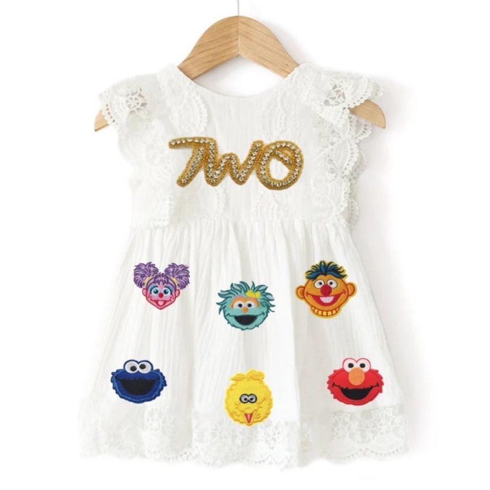 Sesame Street birthday dress for TWO year old (3t)